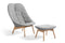 Uchiwa Quilted Lounge Chair